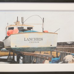 John Austin Tempera on Board "Lanchris, Chatham"
