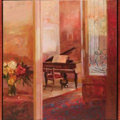Sherri Wilson Ray Oil on Canvas "Nella Fantasia"