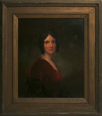 19th Century Oil on Canvas "Portrait of a Lady"
