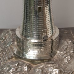 Sterling Silver Sculpture of “Eddystone” Lighthouse