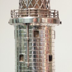 Sterling Silver Sculpture of “Eddystone” Lighthouse