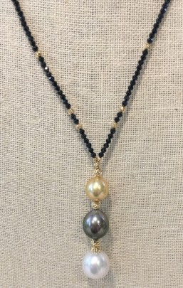 10mm – 12.5mm South Sea Pearl Drop Necklace