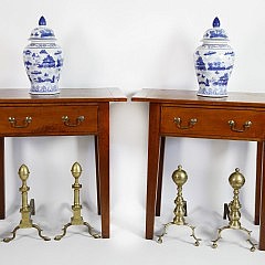Set of Side tables and andirons_9940