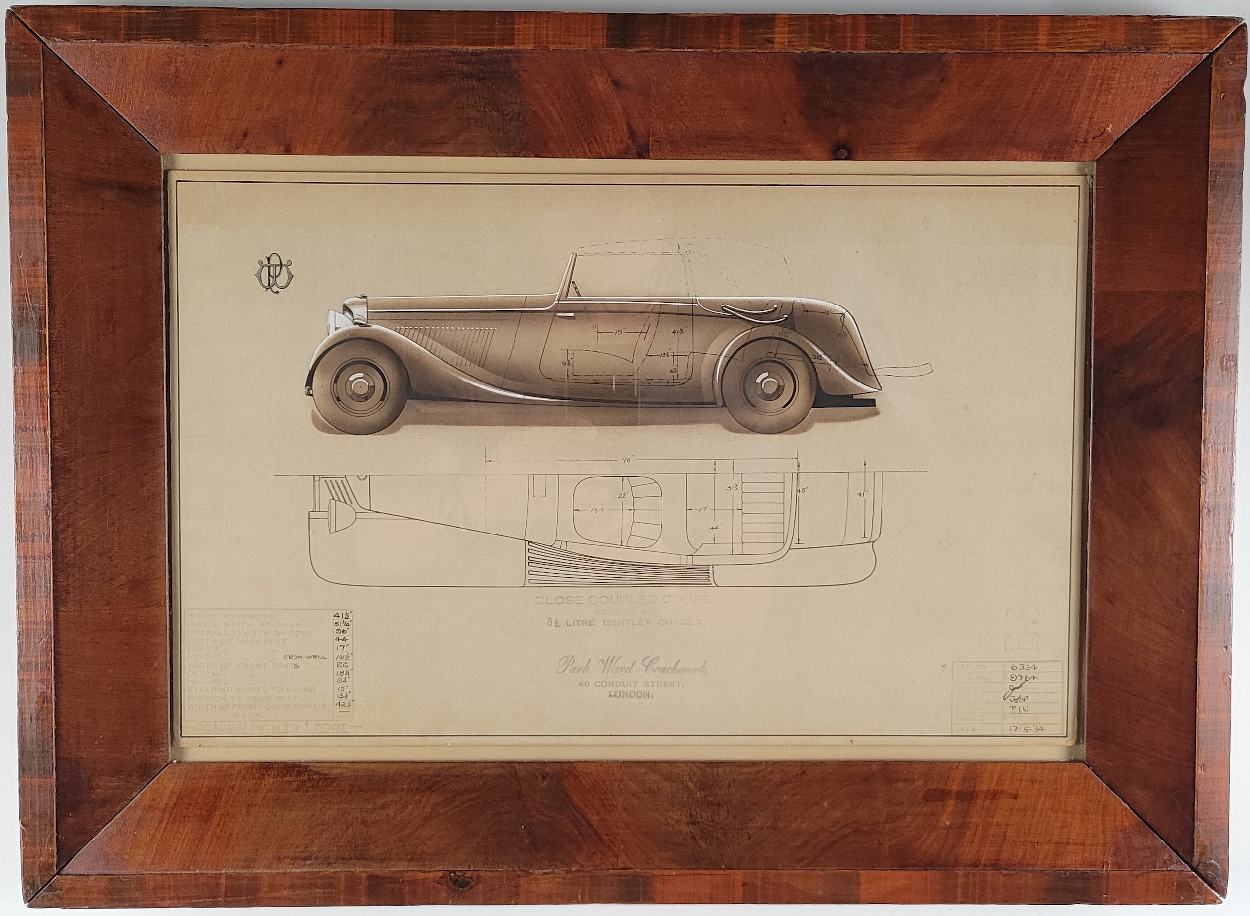 1142-1865 Bentley Drawing A
