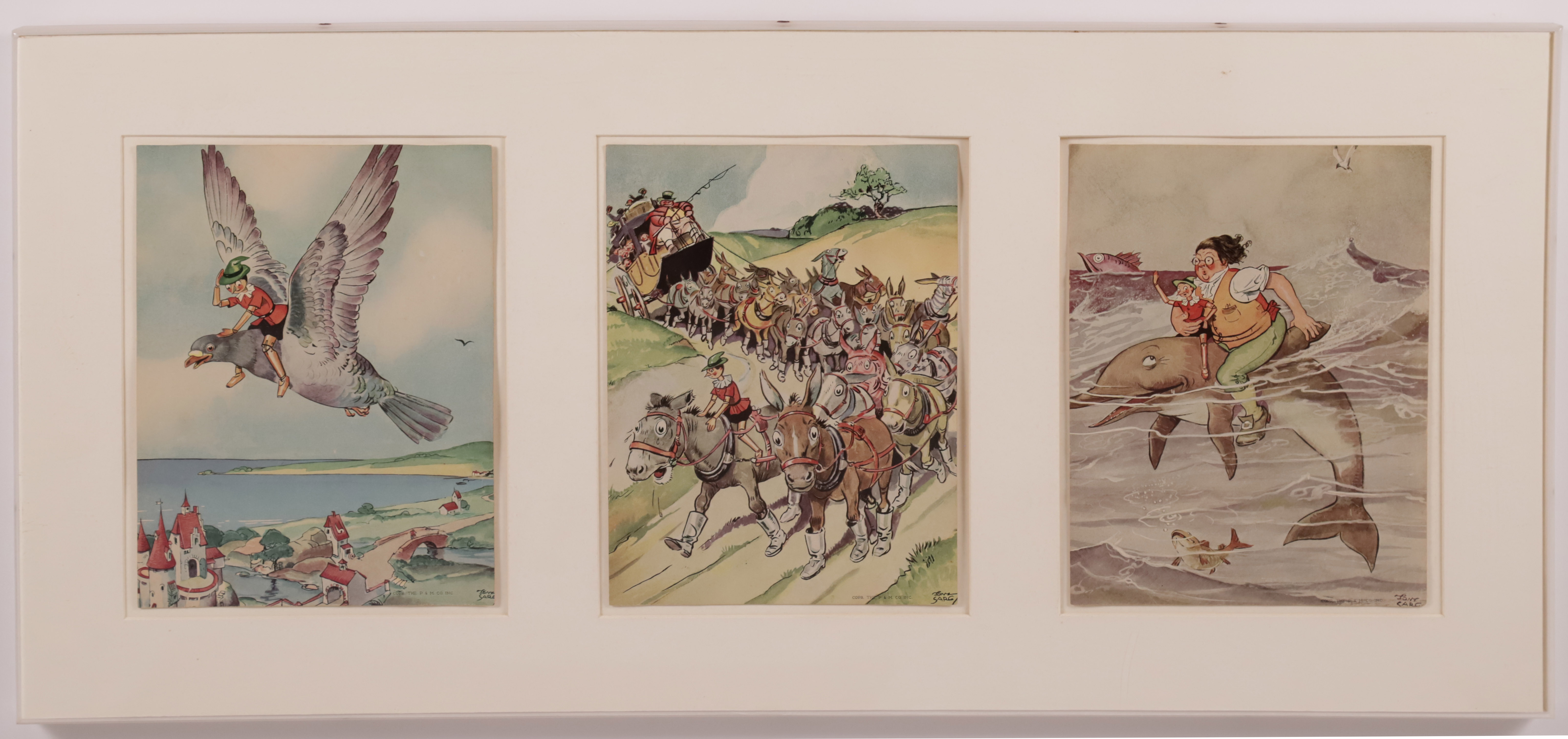 Set of Six Tony Sarg Fairy Tale Prints