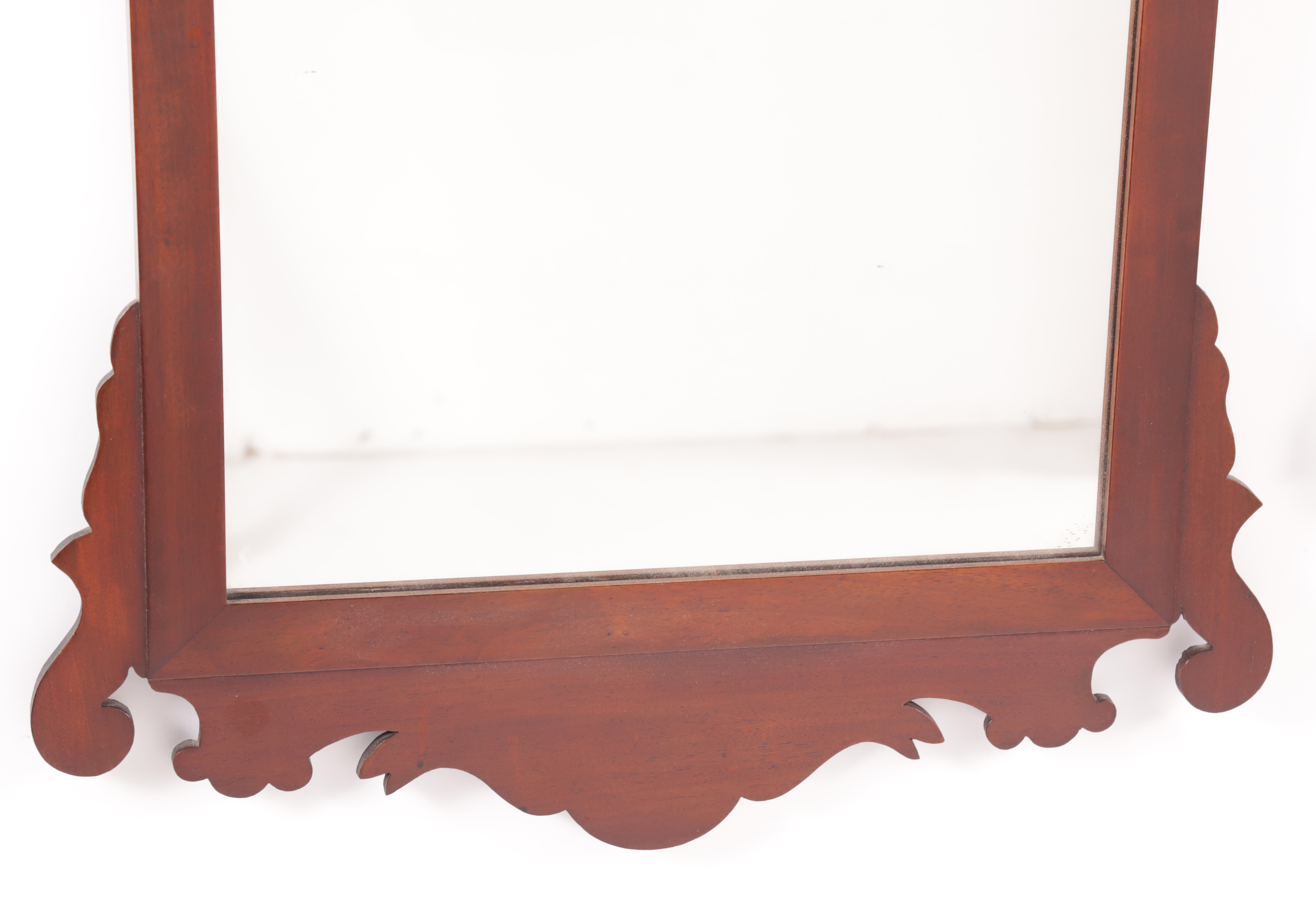 Two Chippendale Mahogany Mirrors, One Early 19th Century