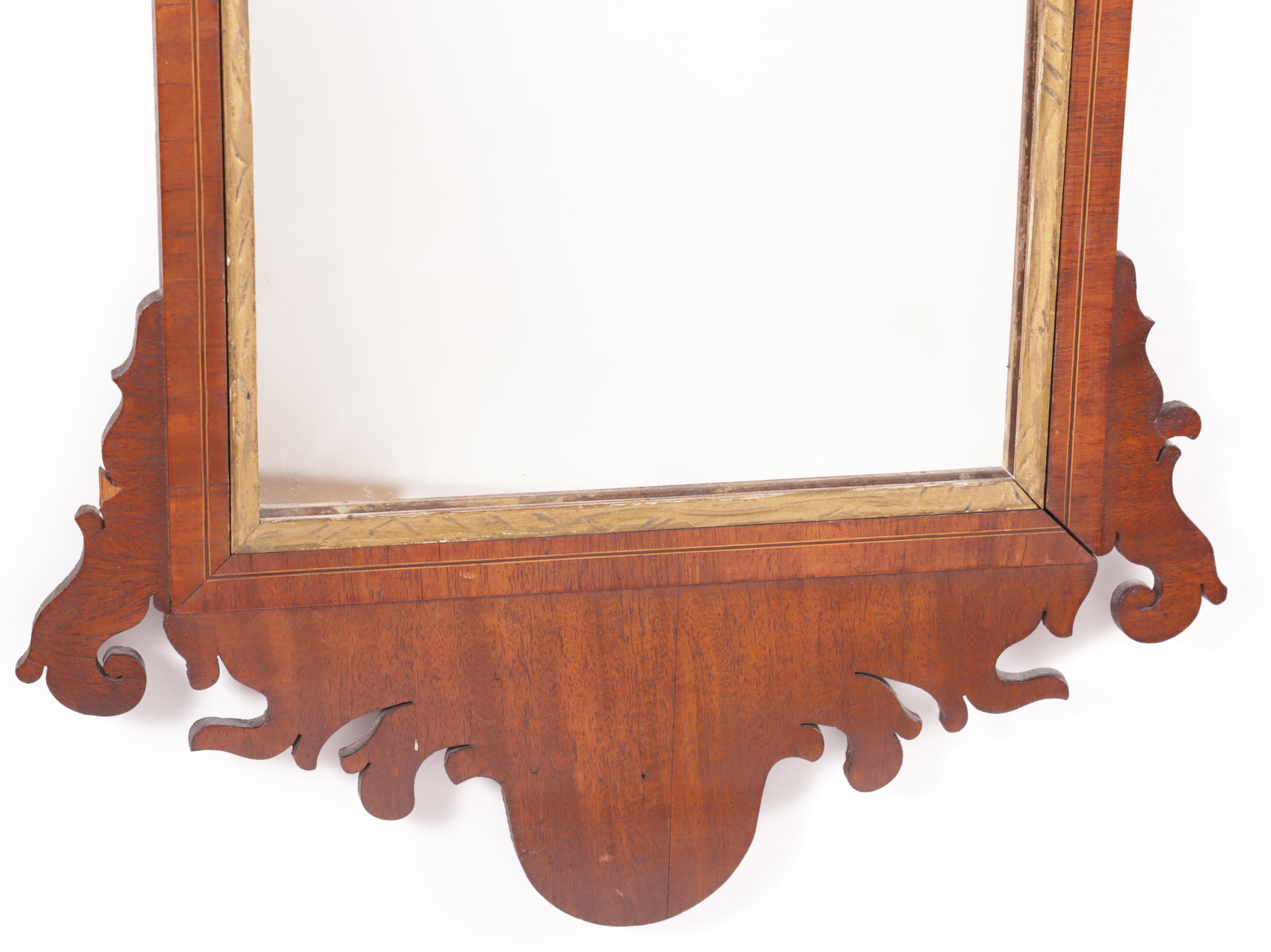 Two Chippendale Mahogany Mirrors, One Early 19th Century