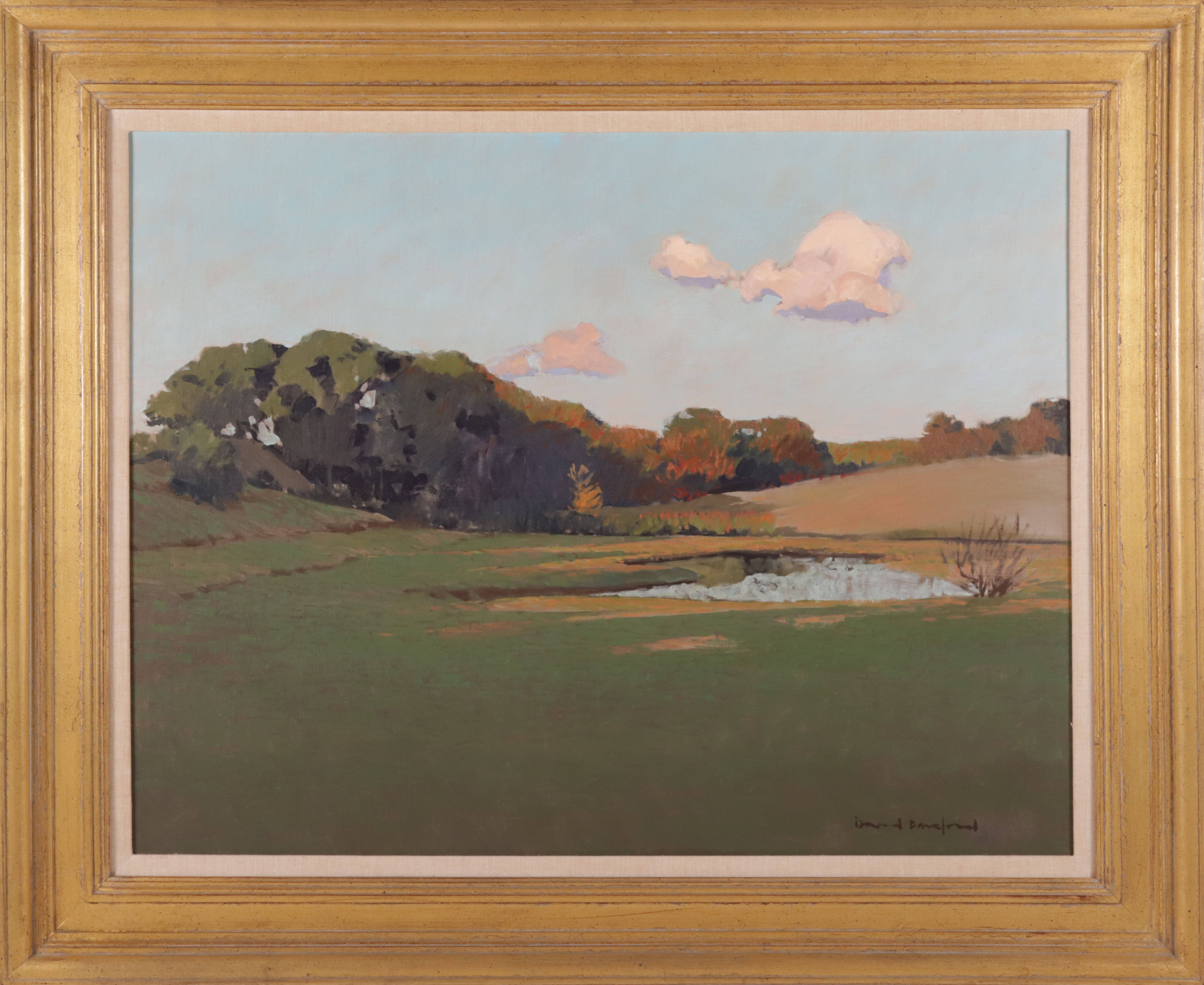 David Bareford Oil on Canvas "Small Pond"