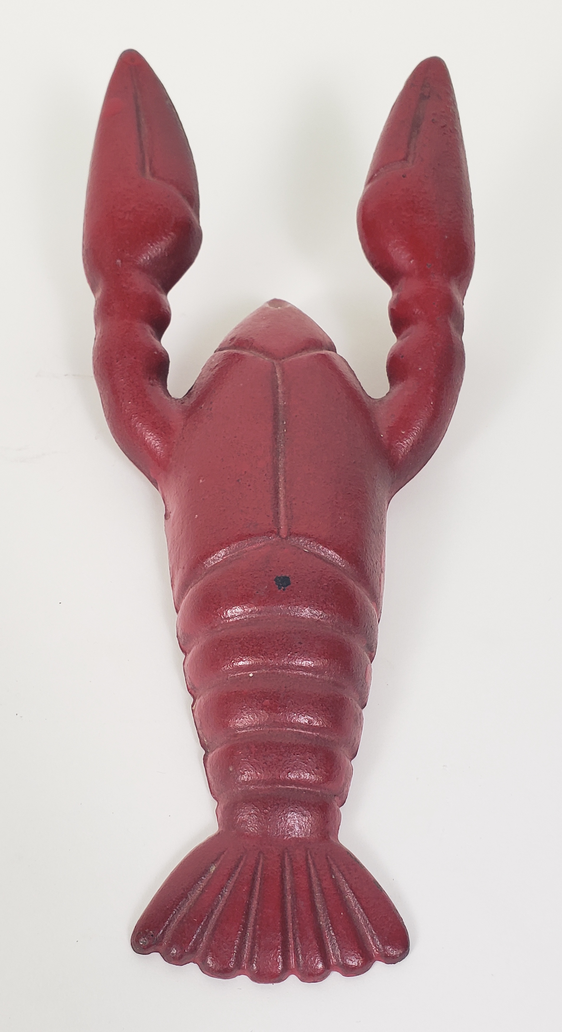 Vintage Cast Iron Figural Lobster Boot Jack Doorstop