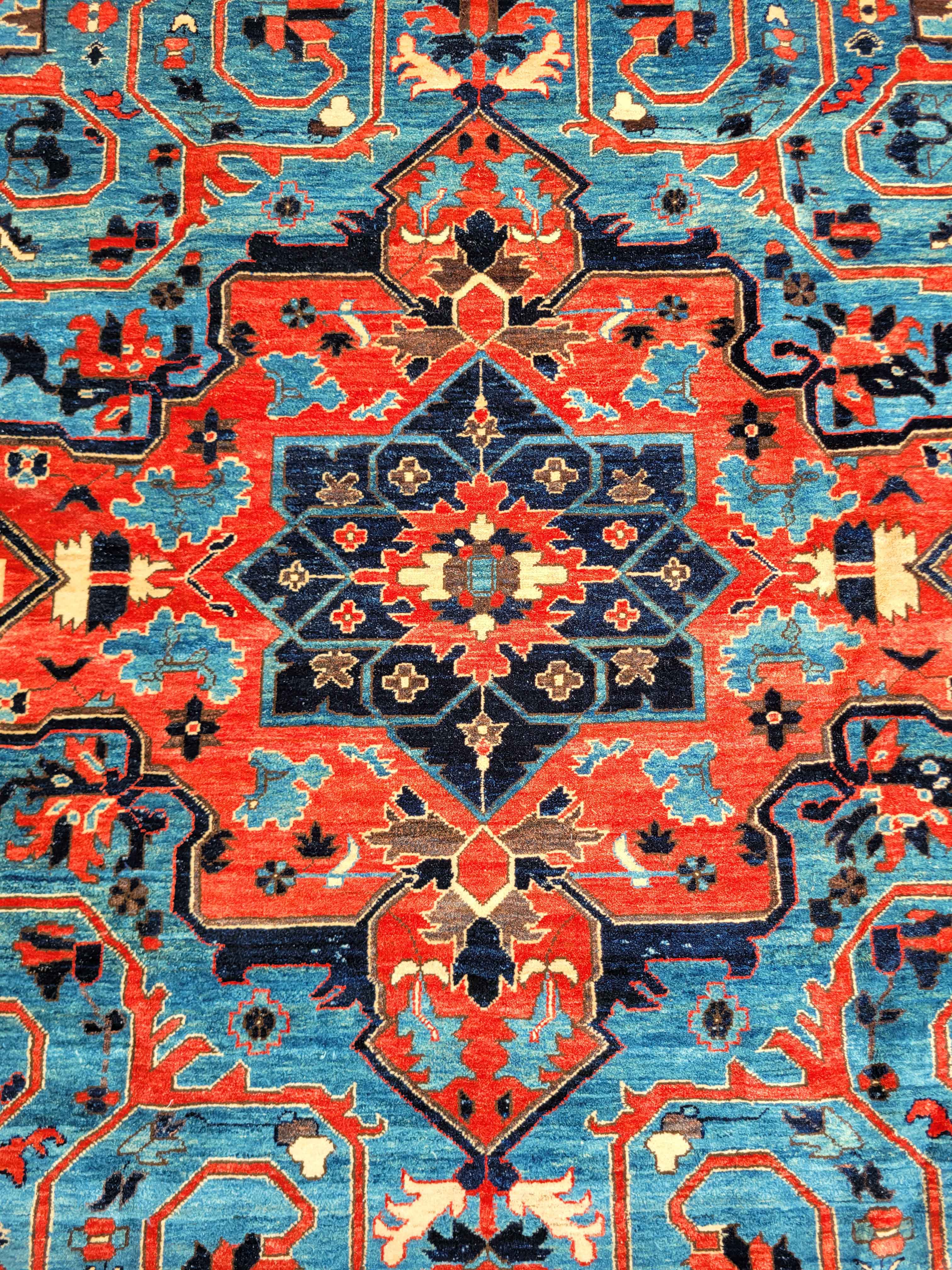 Room-Size Oriental Hand Knotted Carpet