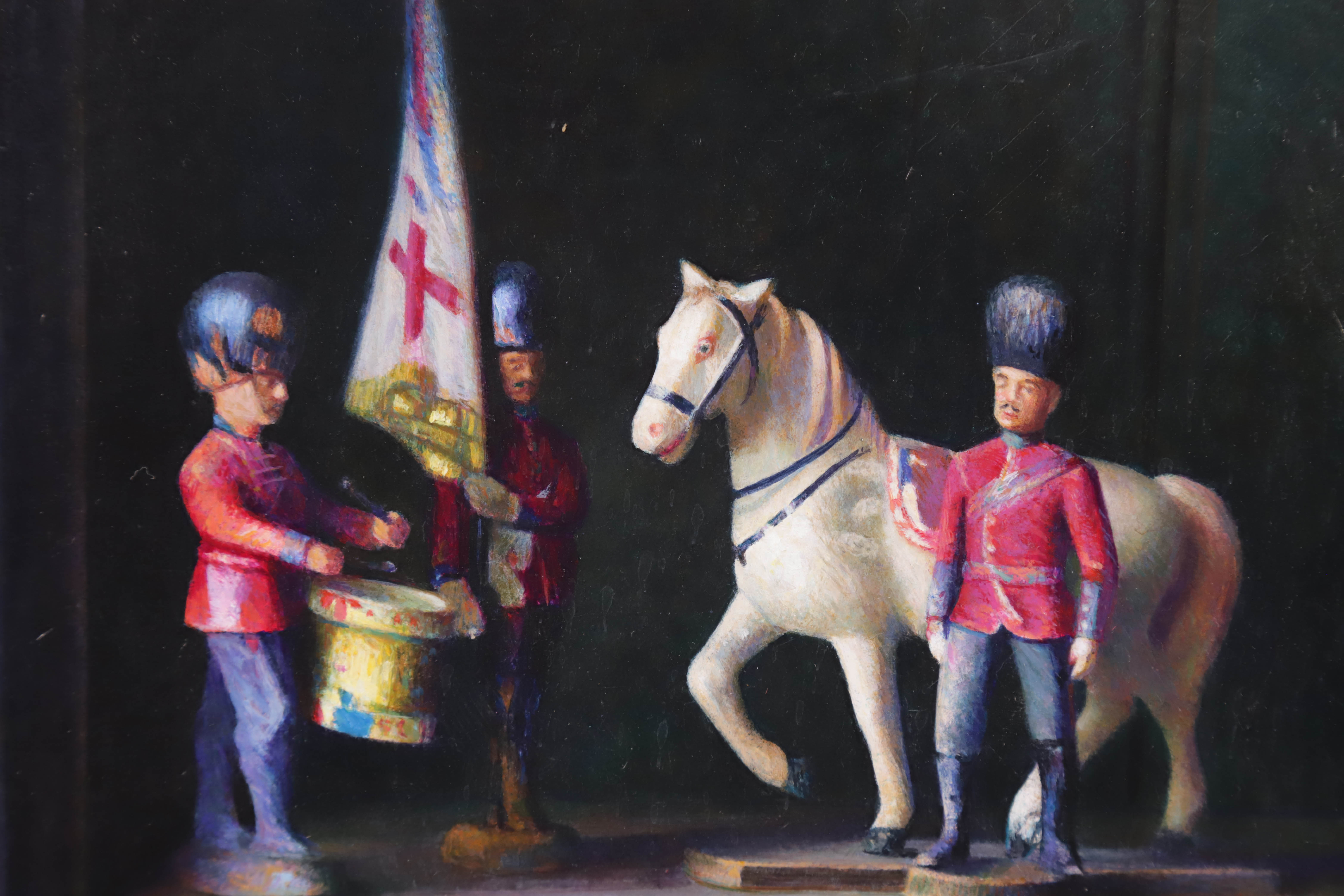 Sidney F. Willis Acrylic on Panel “Toy Soldiers”